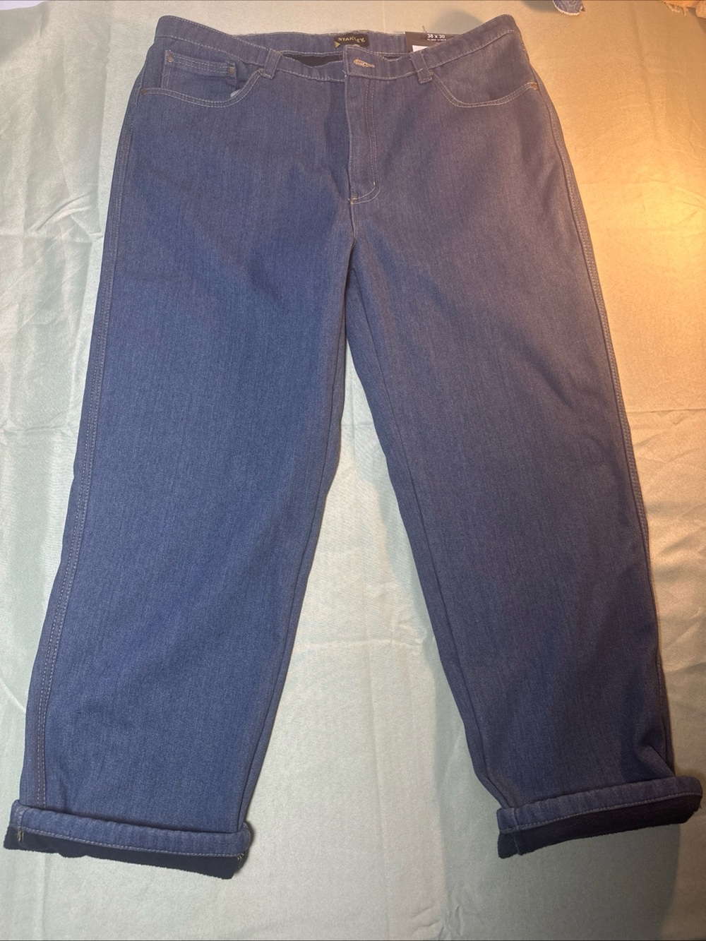 Stanley Relaxed Straight Dark Blue Jeans